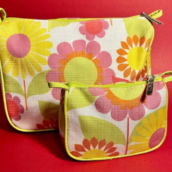 Clinique Bright and Happy Floral Makeup Bag - Picture 1 of 6